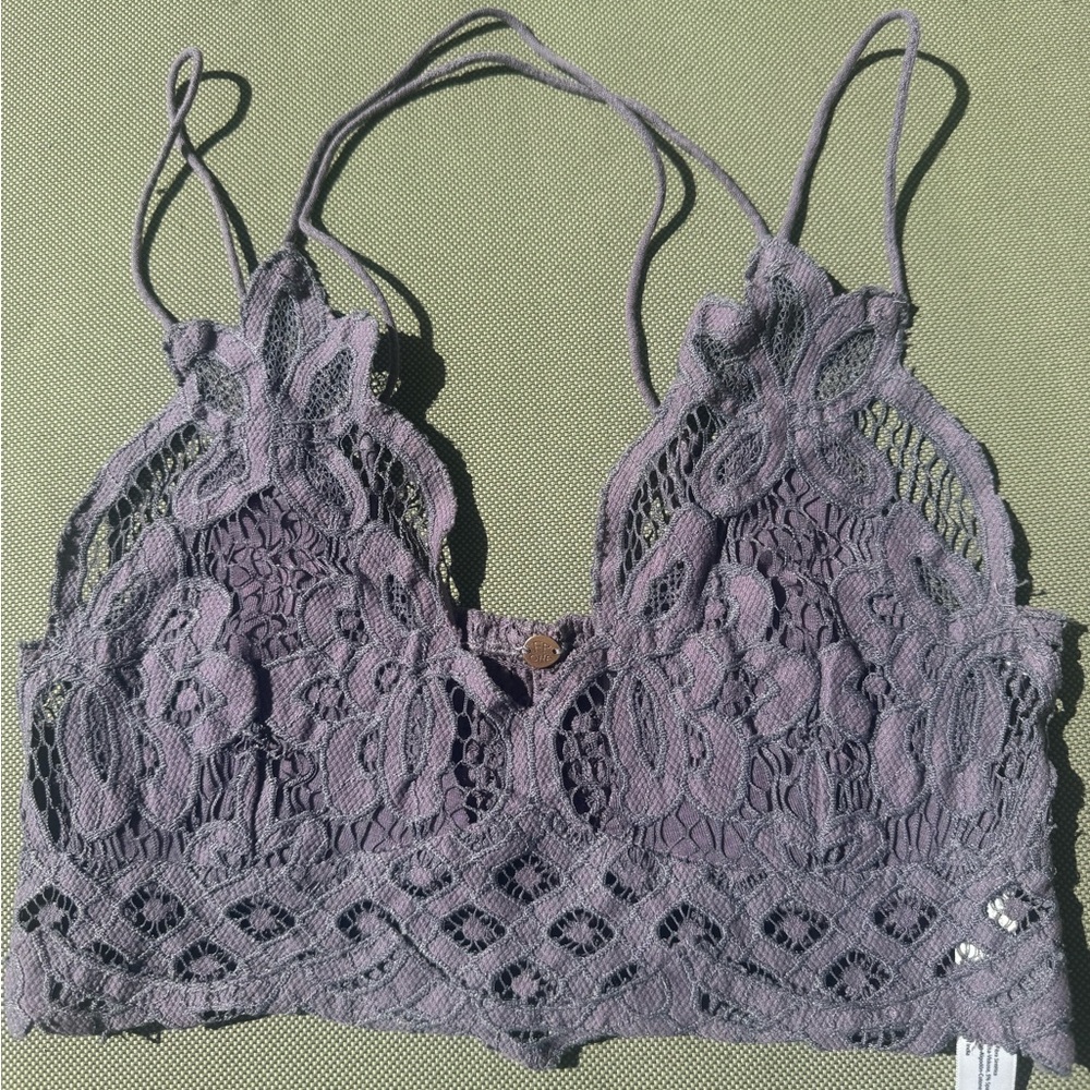 Lace Bralette in Purple we the Free